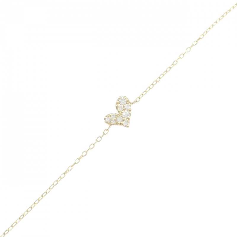K10YG Heart Diamond Bracelet - Hàng hiệu Authentic 878533