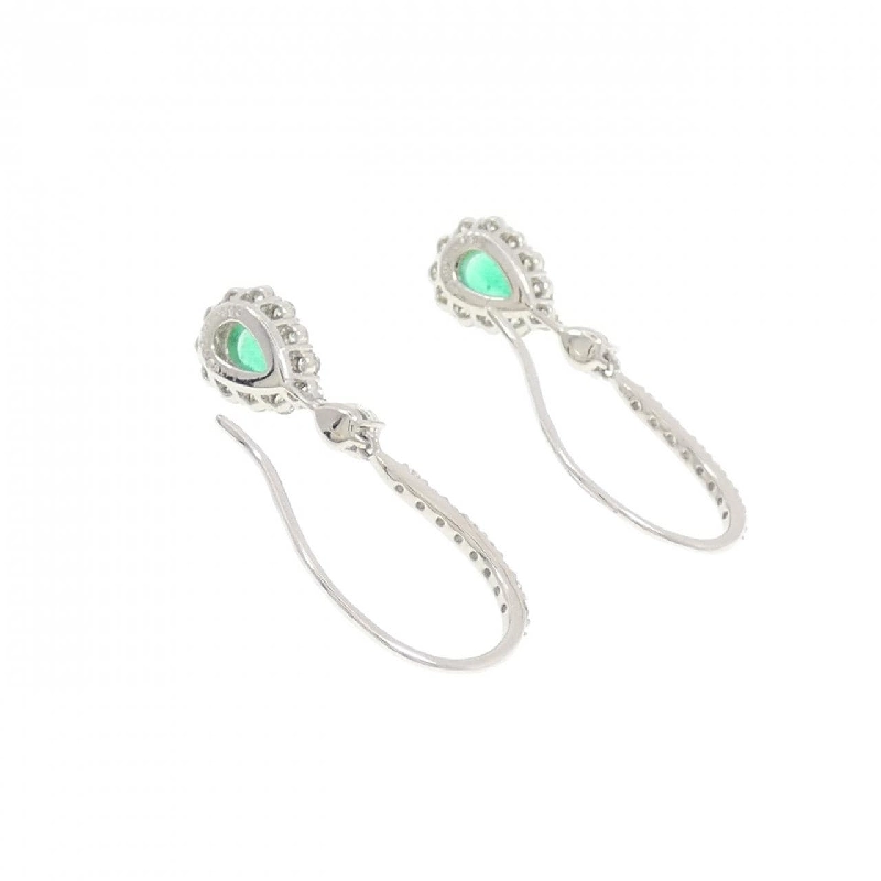 PT950 Bông tai Ngọc lục bảo 0.37CT - Hàng hiệu Chính hãng 868507