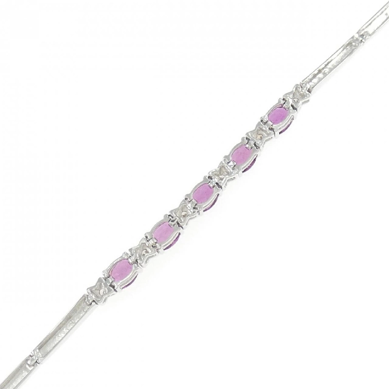 K18WG Garnet Bracelet 1.16CT - Hàng hiệu Authentic 872461