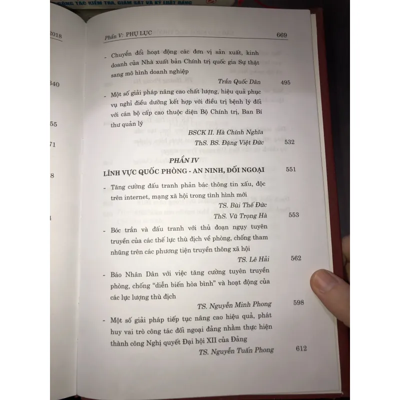 Báo cáo khoa học thường niên năm 2018 600411