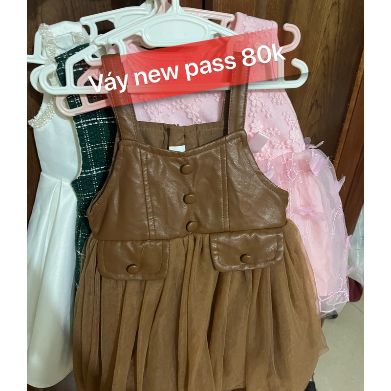 Váy da chất siêu đẹp style sang chảnh cho bé yêu 550579