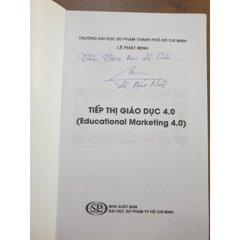 Sách Tiếp Thị Giáo Dục 4.0 (Có chữ ký tác giả, giá bìa 200K -> 109K) 478485