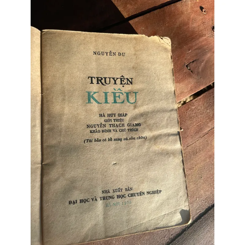 TRUYỆN KIỀU - NGUYỄN THẠCH GIANG KHẢO ĐÍNH VÀ CHÚ GIẢI 999596