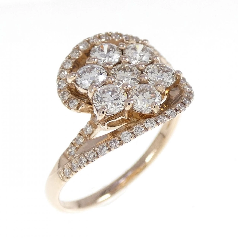 Nhẫn kim cương hoa K18PG 1.08CT 670950