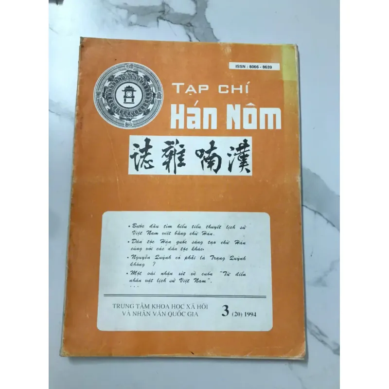 Tạp chí Hán Nôm – Số 3(20) - 1994 709677