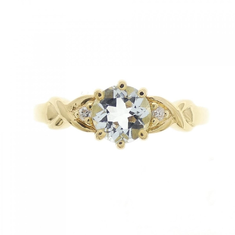 Nhẫn Aquamarine K18YG 0.41CT - Hàng hiệu Chính hãng 849821