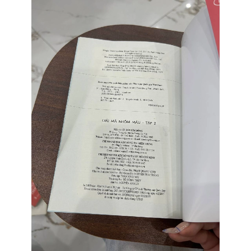 Giải mã nhóm máu 2 - Park Dong-Sun 932912