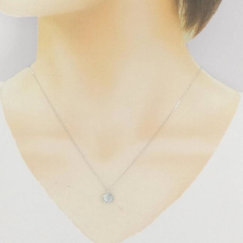 K10WG Blue Topaz Necklace - Hàng hiệu Authentic 862711