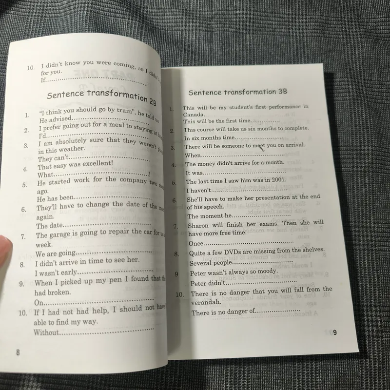 Bài tập Biến đổi câu tiếng Anh (English exercises: Sentence transformation) 590841