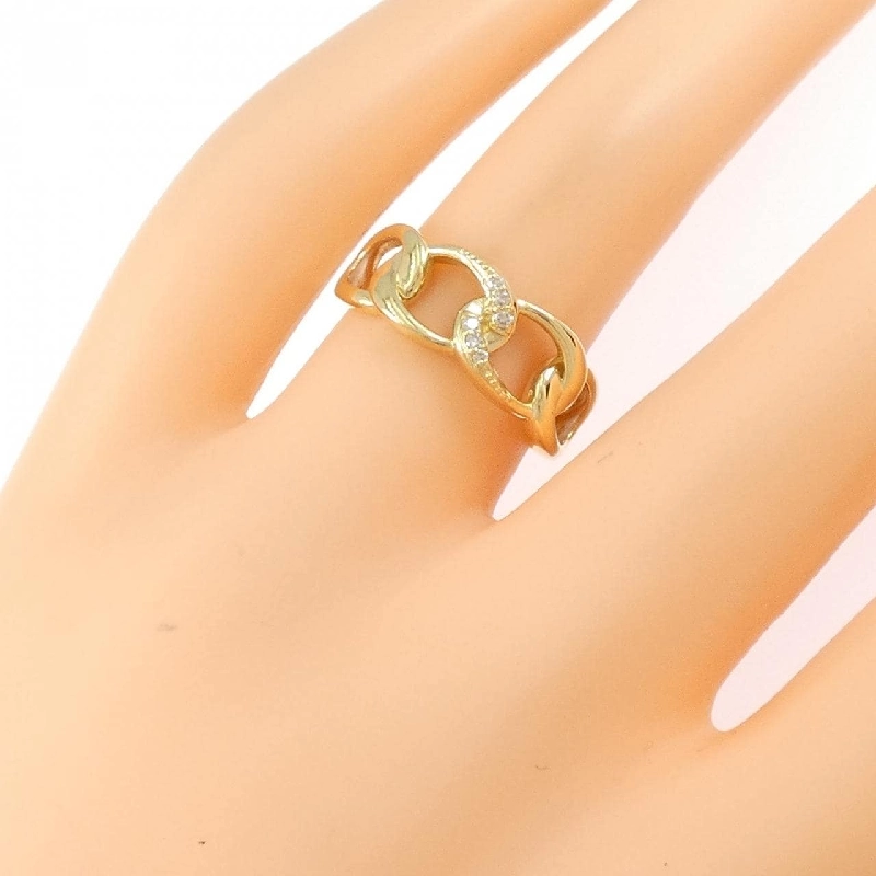 Nhẫn kim cương K18YG 0.04CT - Hàng hiệu Authentic 850025