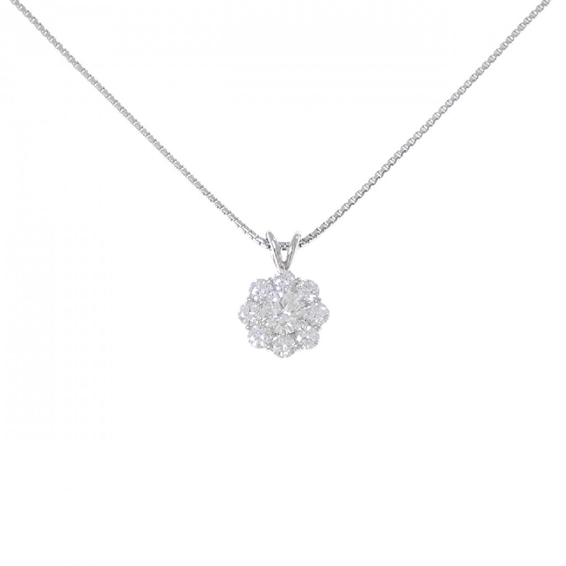 Dây chuyền kim cương hoa Royal Asscher 0.50CT - Hàng hiệu Authentic 840707