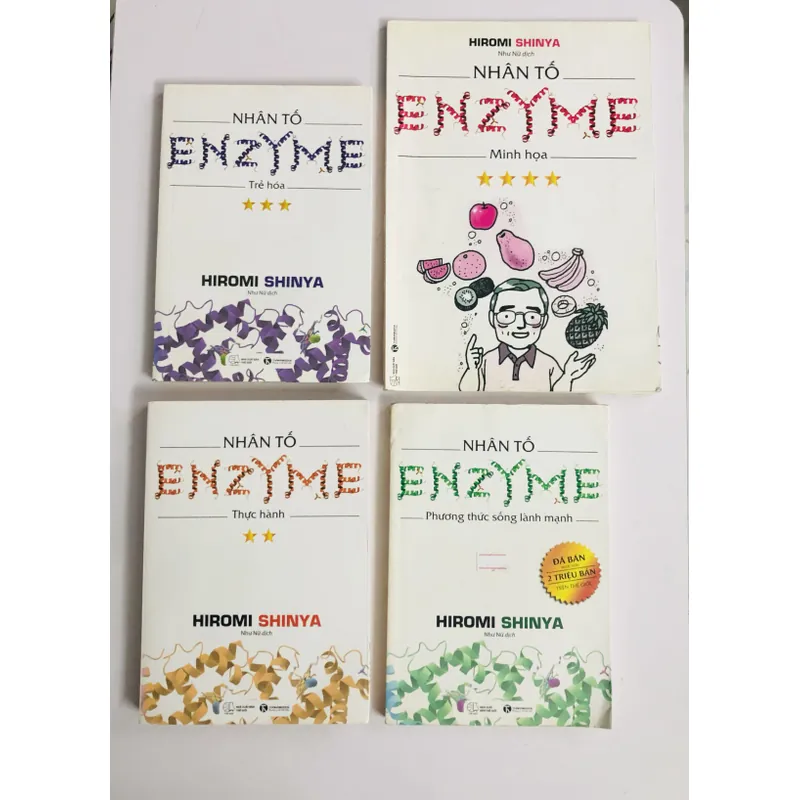 📚 BỘ 4 TẬP NHÂN TỐ ENZYM – Hiromi Shinya 📚 549353
