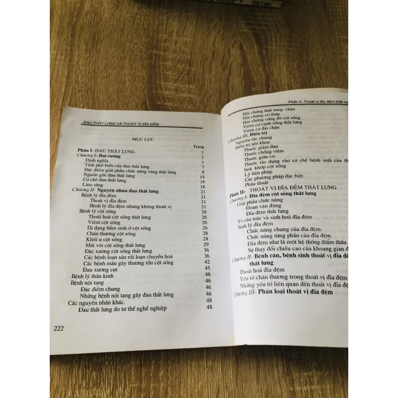 ĐAU THẮT LƯNG & THOÁT VỊ ĐĨA ĐỆM  1017716