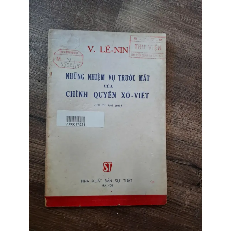 NHỮNG NHIỆM VỤ TRƯỚC MẮT CỦA CHÍNH QUYỀN XÔ-VIẾT - V. LÊ-NIN 709790