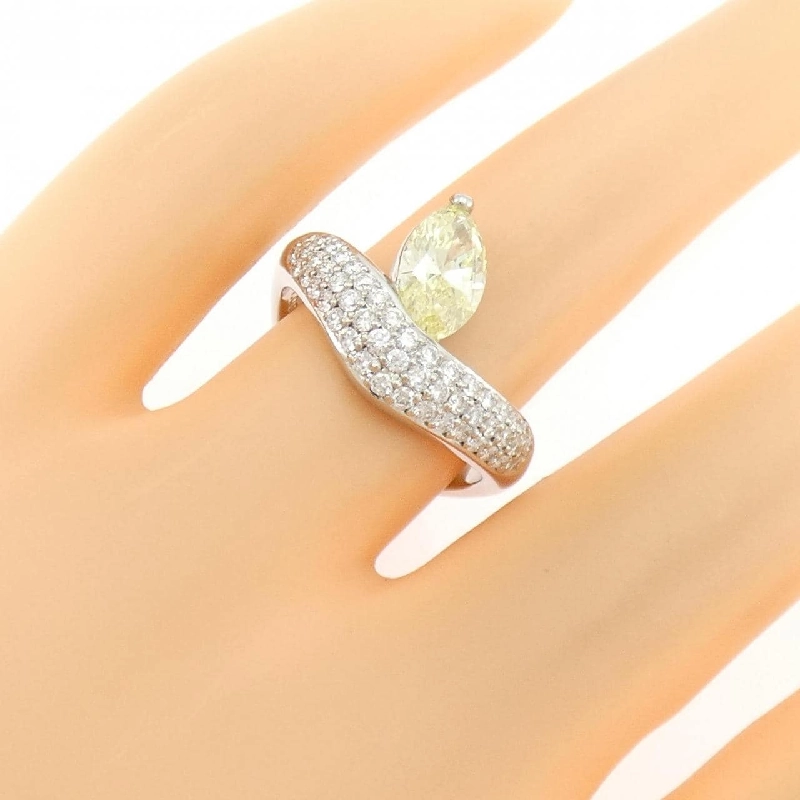 Nhẫn kim cương PT900 1.081CT FLY I1 cắt Marquise - Hàng hiệu Chính hãng 871406