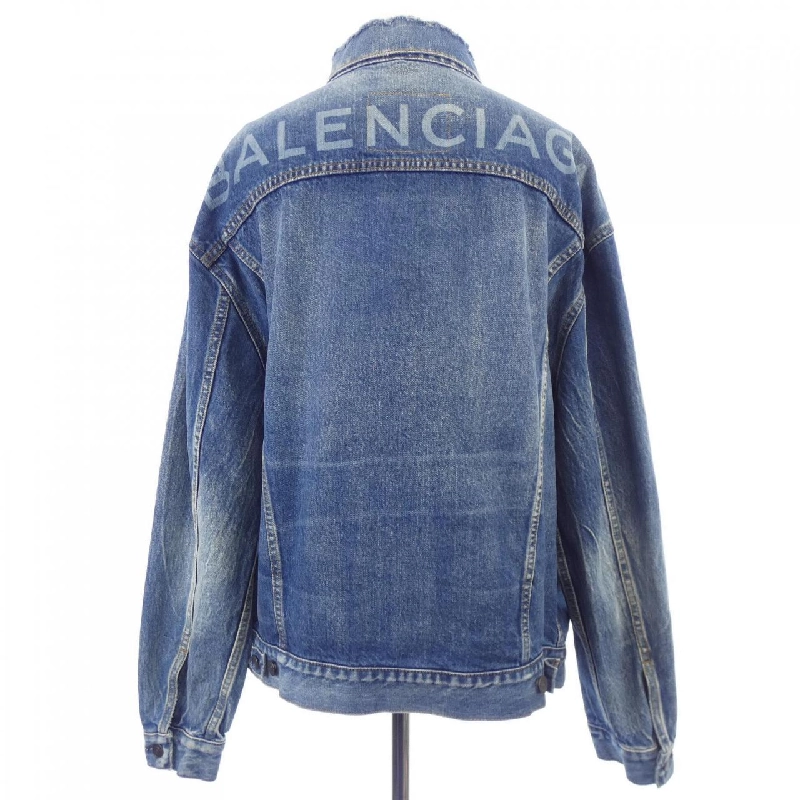 BALENCIAGA 493609 TXE08 Áo khoác denim - Hàng hiệu Authentic 816439