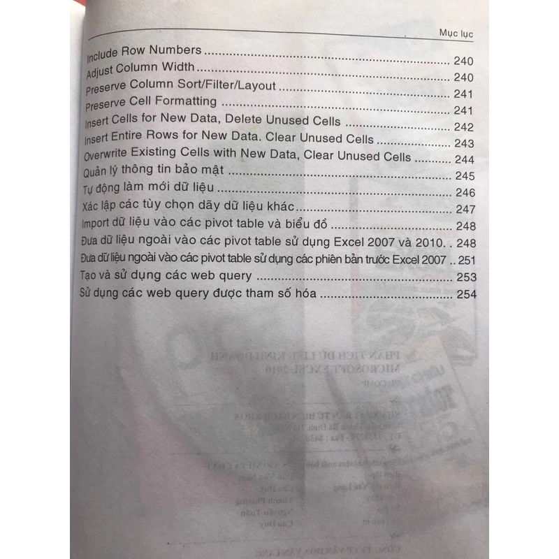 PHÂN TÍCH DỮ LIỆU KINH DOANH MICROSOFT EXCEL 2010(Kèm CD) 474967