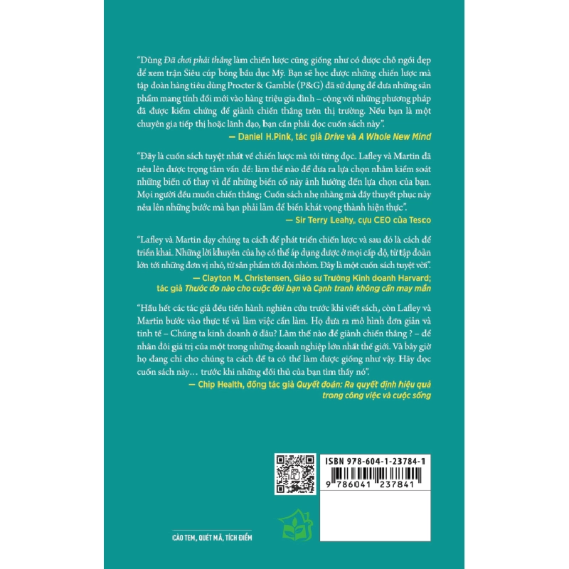 Đã Chơi Phải Thắng - Cách Xây Dựng Chiến Lược Thành Công - A. G. Lafley, Roger L. Martin 295097