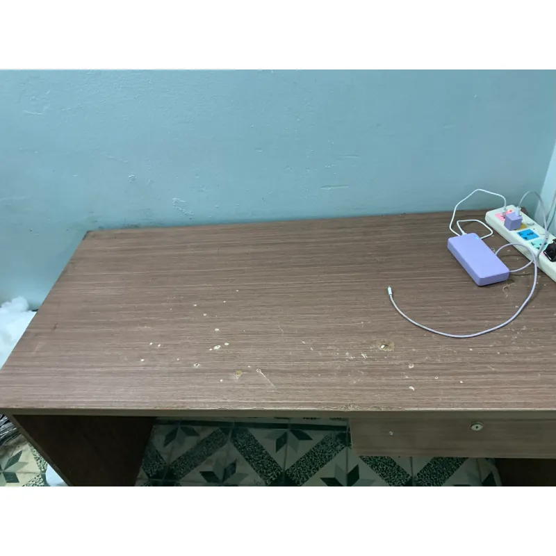 Bàn làm việc gỗ MDF màu nâu kích thước 120x60cm 1042830