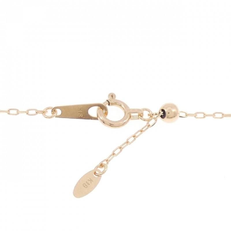 K18PG Chữ cái Y Dây chuyền kim cương 0.01CT - Hàng hiệu Chính hãng 863557