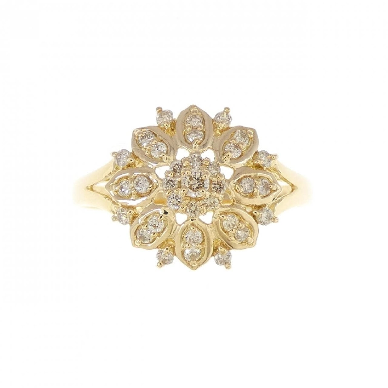 Nhẫn kim cương K18YG 0.20CT 673331