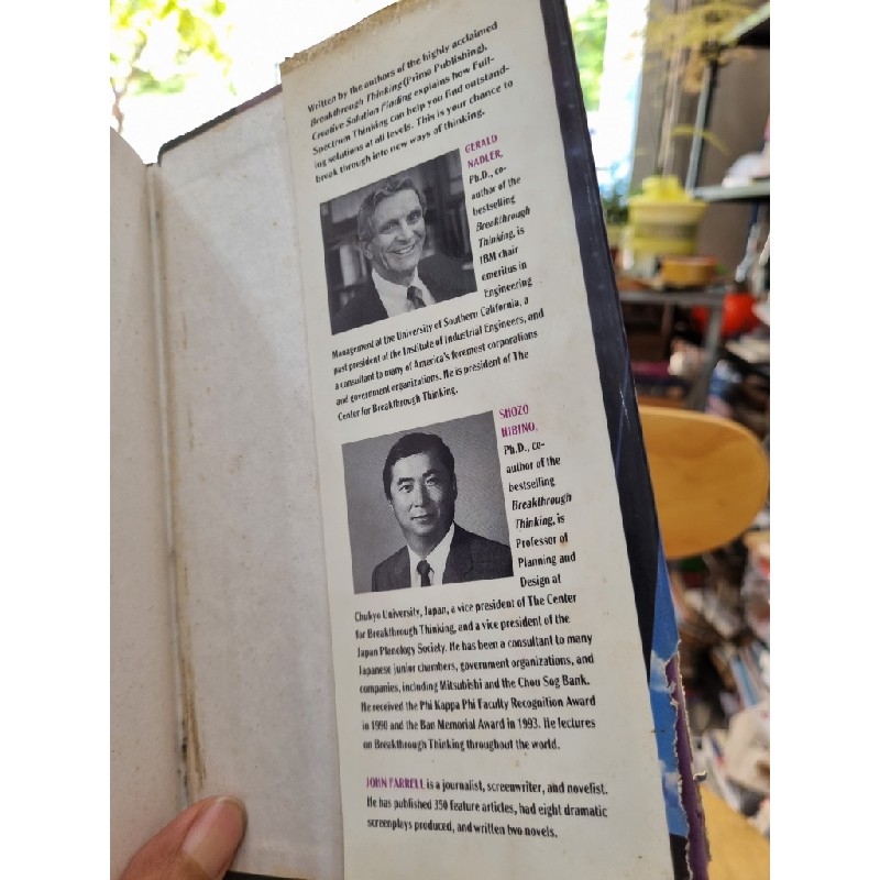 CREATIVE SOLUTION FINDING : THE TRIUMPH OF FULL-SPECTRUM CREATIVITY OVER CONVENTIONAL THINKING (GERALD NADLER, SHOZO HININO & JOHN FARRELL) 119386