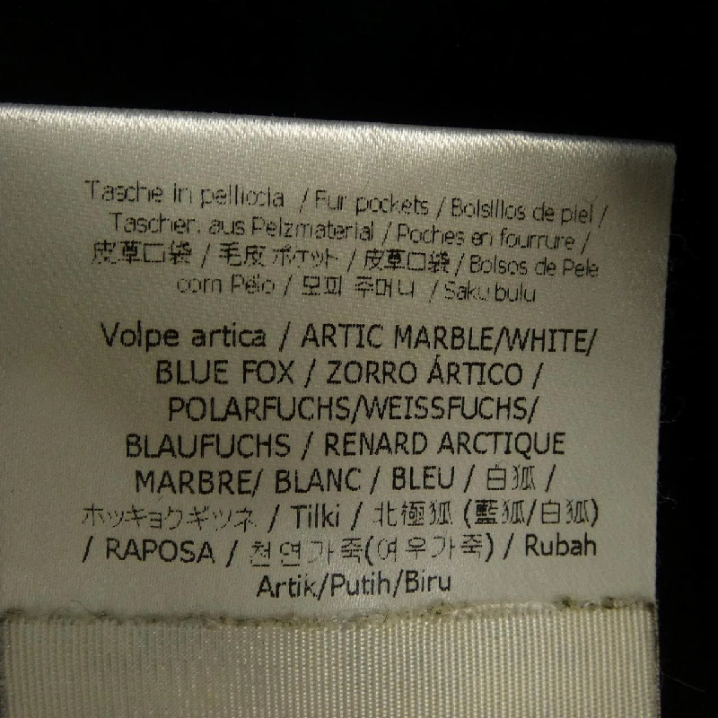 FENDI Áo khoác túi lông cáo FF7818 W1D - Hàng hiệu Chính hãng 820598