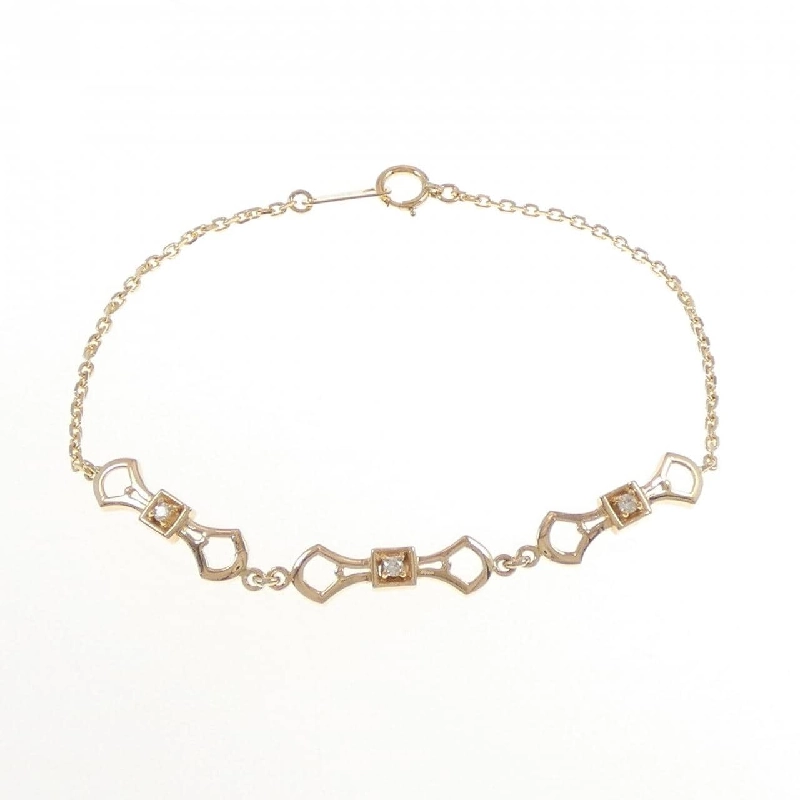 K18YG Vòng tay kim cương 0.06CT - Hàng hiệu Chính hãng 873639