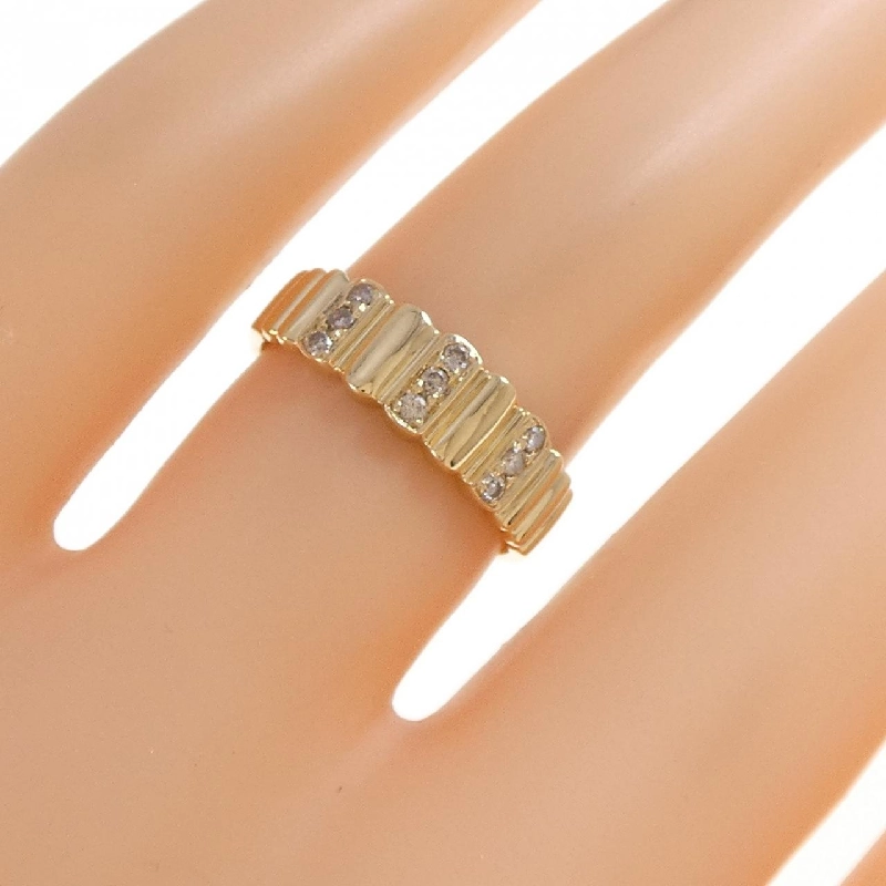 Nhẫn kim cương K18YG 0.09CT 668667