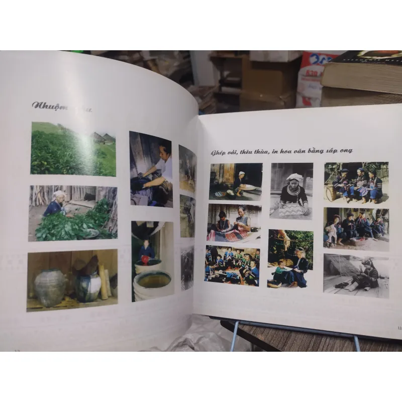 Sách: Triển lãm trang phục và hoa văn thổ cẩm của các DT Việt Nam (A3) 727902