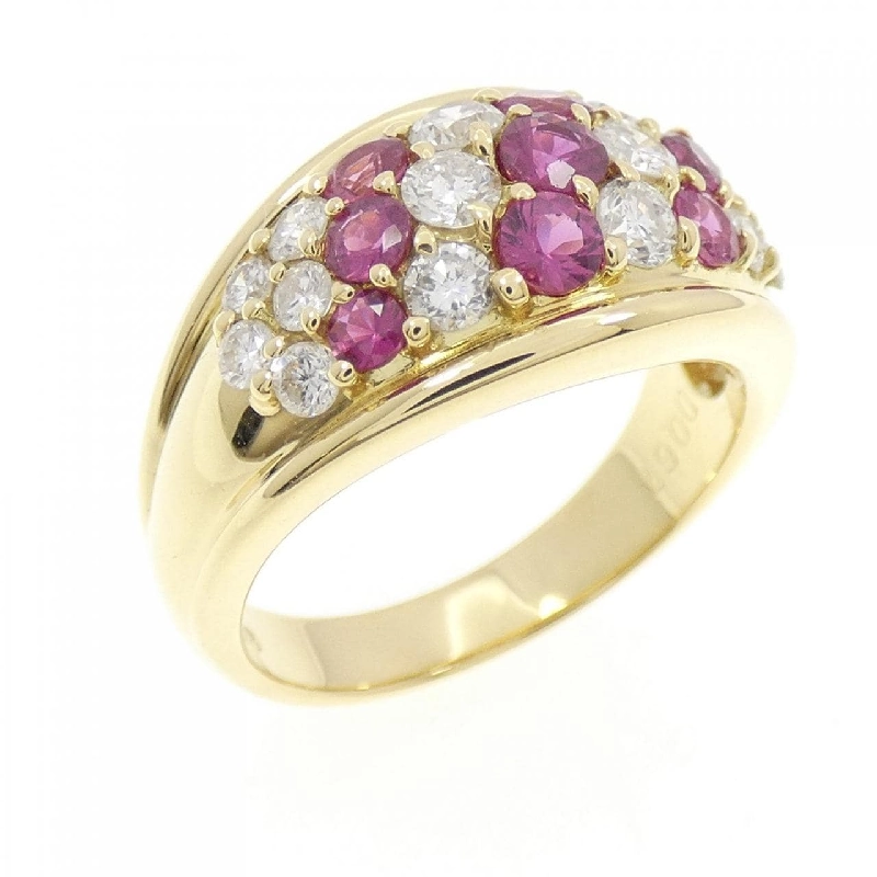 Nhẫn Ruby K18YG 0.72CT - Hàng hiệu Chính hãng 853862