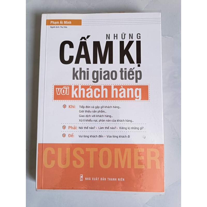 Những cấm kị khi giao tiếp với khách hàng - Phạm Ái Minh (mới 99%) 160910