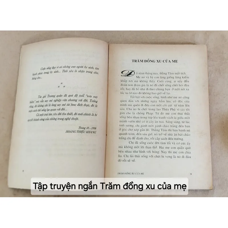 Truyện ngắn: TRĂM ĐỒNG XU CỦA MẸ - Tác giả: Trương Quân 706280