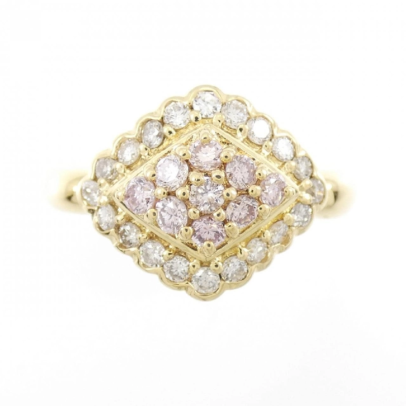 Nhẫn kim cương hồng K18YG 0.32CT 671103