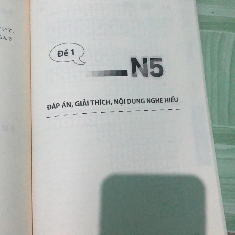 Sách thì thử N5 cho các bạn cần luyện thi  334740
