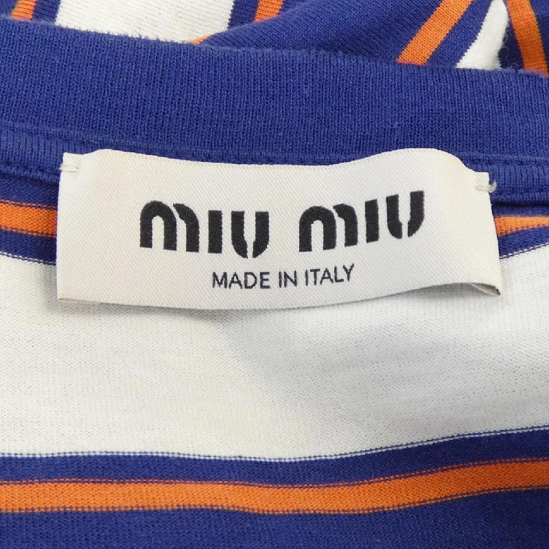 MIU MIU MIU MIU Logo Áo thun Jersey MJN537 SOOO 14RT - Hàng hiệu Chính hãng 821996