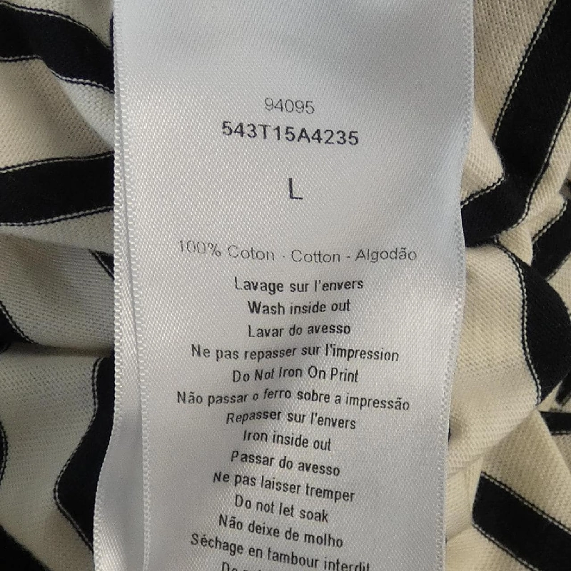Thương hiệu Christian Dior D？STRIPES Áo cotton jersey 543T15A4235 631022