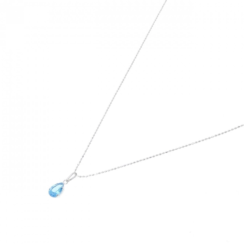 K14WG Blue Topaz Necklace - Hàng hiệu Authentic 862788