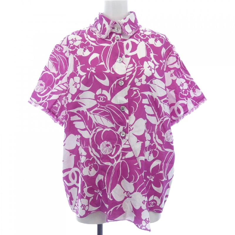 Áo sơ mi S／S CHANEL - Hàng hiệu Authentic 826532