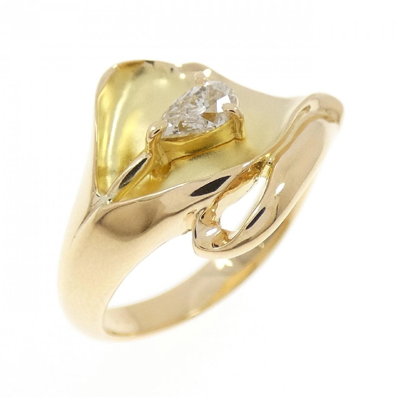 Nhẫn kim cương hoa K18YG 0.22CT - Hàng hiệu Authentic 853770