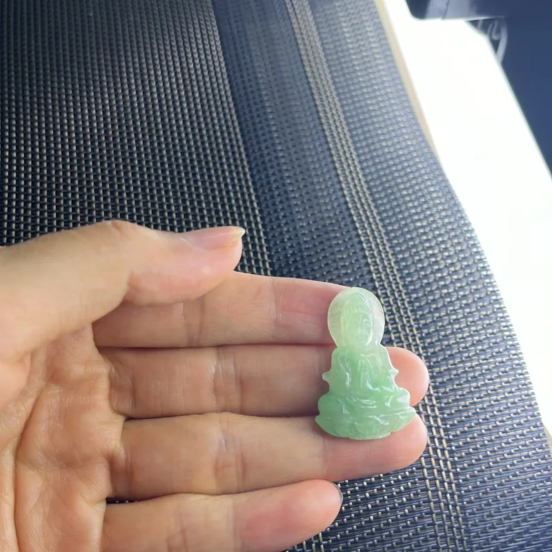 Phật bà quan âm đá Cẩm thạch xanh Ngọc 1011967