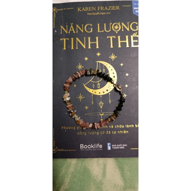 Vòng tay đá Tourmaline chốt bạc Nhật 222323