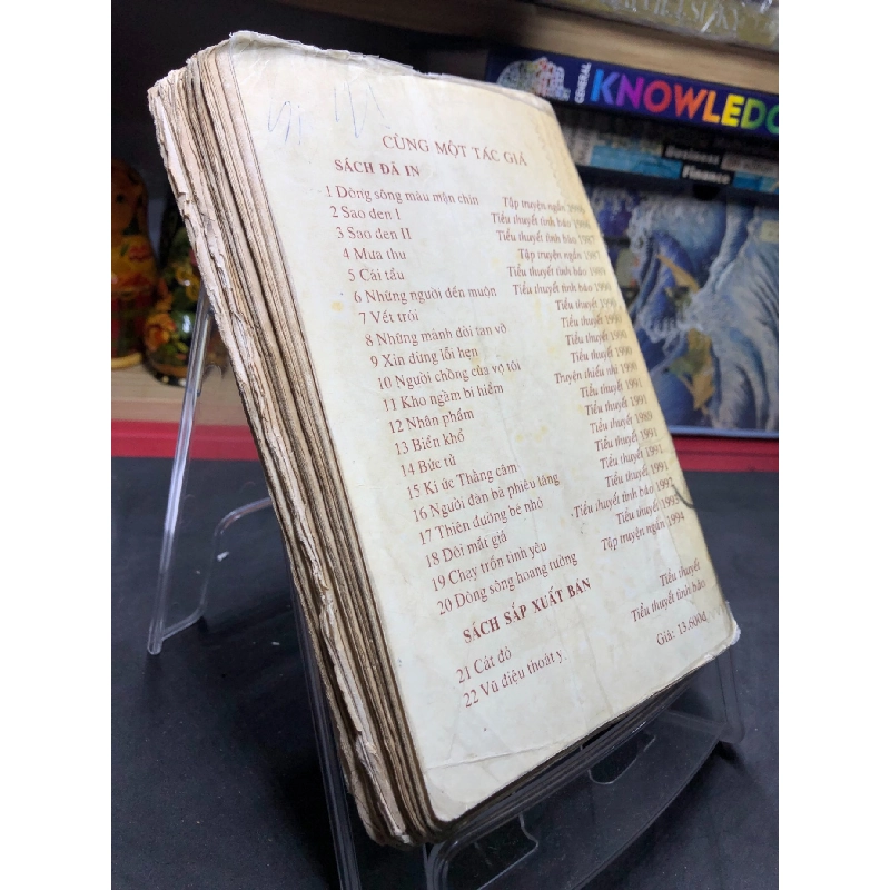 Dòng sông hoang tưởng mới 60% ố rách bong gáy có highlight nhẹ 1994 Triệu Huấn HPB0906 SÁCH VĂN HỌC 914838