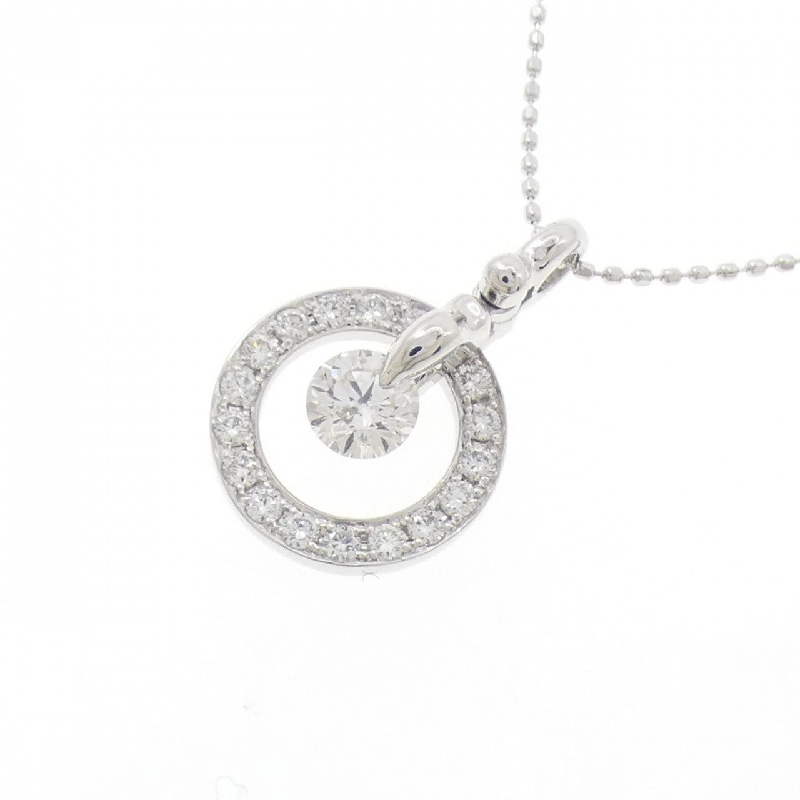 Dây chuyền kim cương K18WG 0.25CT - Hàng hiệu Chính hãng 856238