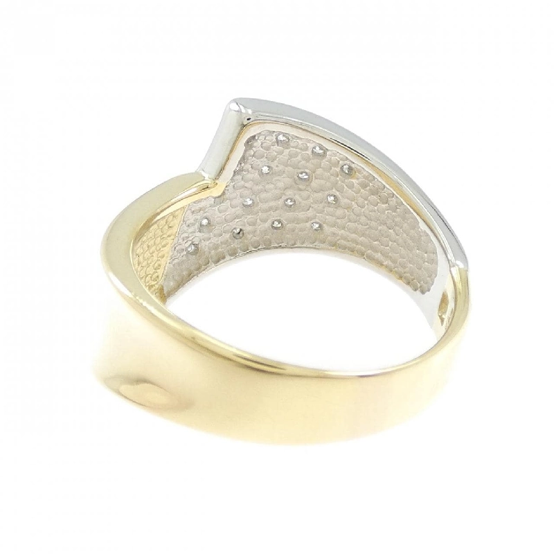 Nhẫn kim cương K18YG/PT900 0.16CT 666563