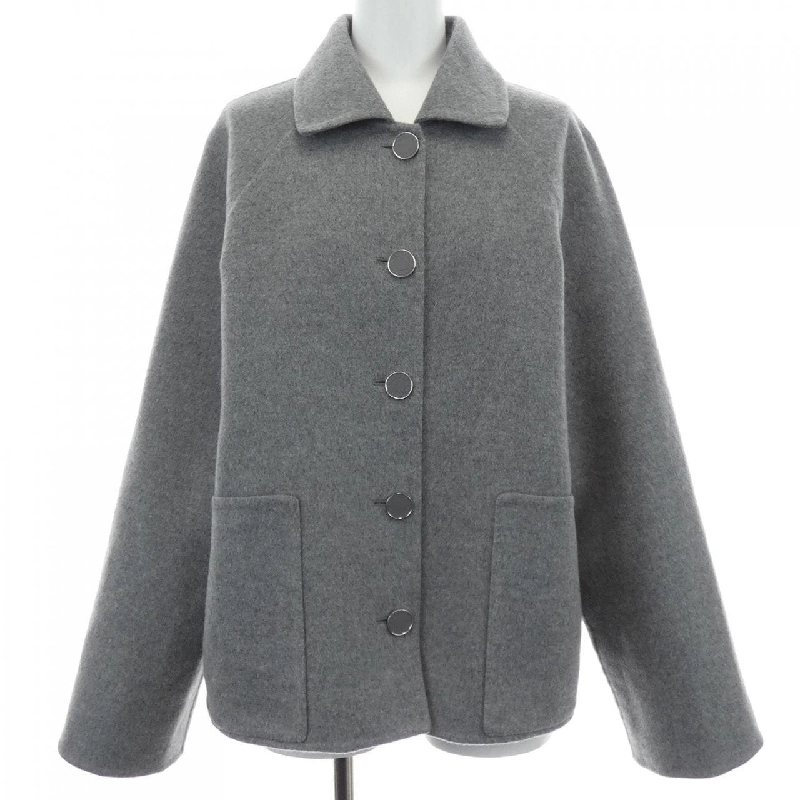 Áo khoác HERMES Double Face Crude Cell Lambskin Button 4H0102DA - Hàng hiệu Chính hãng 812953