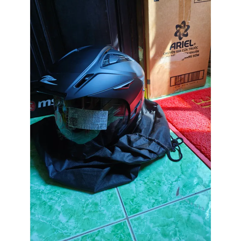 Nón bảo hiểm Mũ bảo hiểm Zeus 613B 3/4 – 2 kính, mái che rời, chính hãng 736595