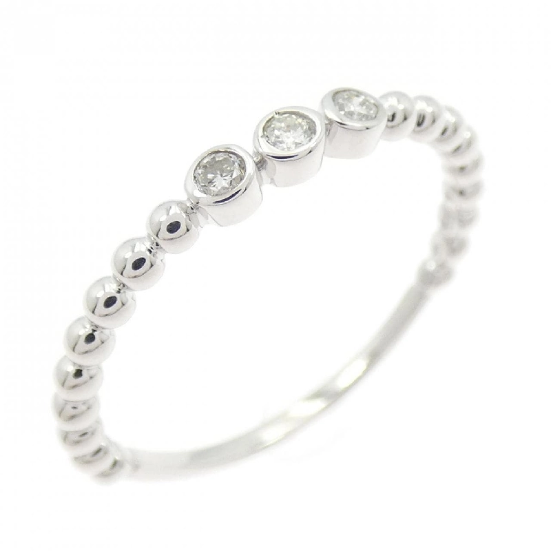 Nhẫn kim cương K10WG - Hàng hiệu Authentic 848552