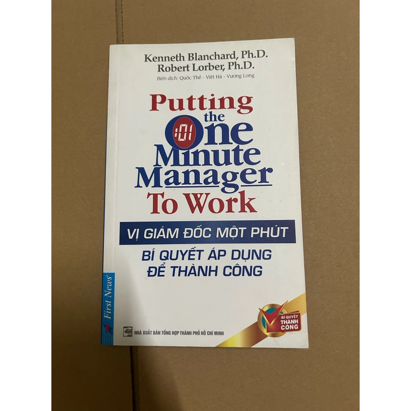 Vị giám đốc một phút - bí quyết áp dụng để thành công 506666