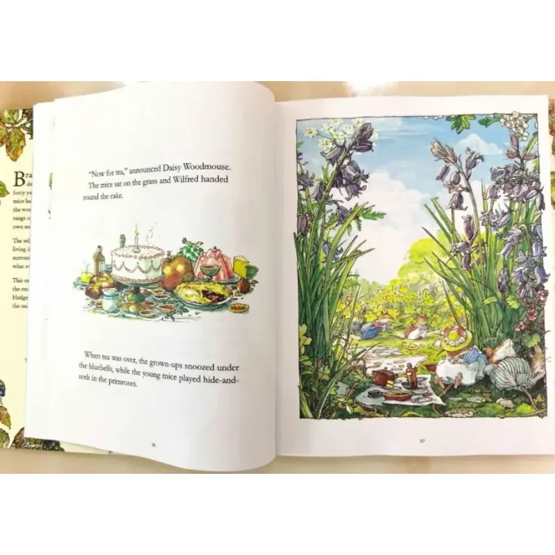 Sách tiếng anh - THE BRAMBLY HEDGE LIBRARY BỘ 1 Cuốn bìa cứng khổ A4 bản gộp 8 truyện 936371